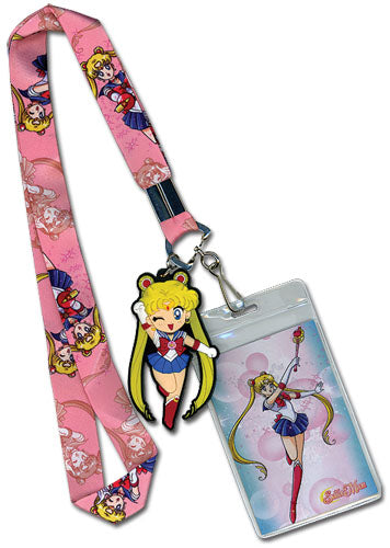 Great Eastern GE-37603 Sailor Moon Pink Lanyard ,5"