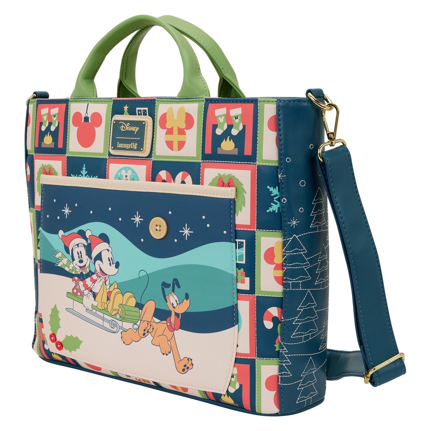 Minnie Mouse Holiday Convertible Tote Bag