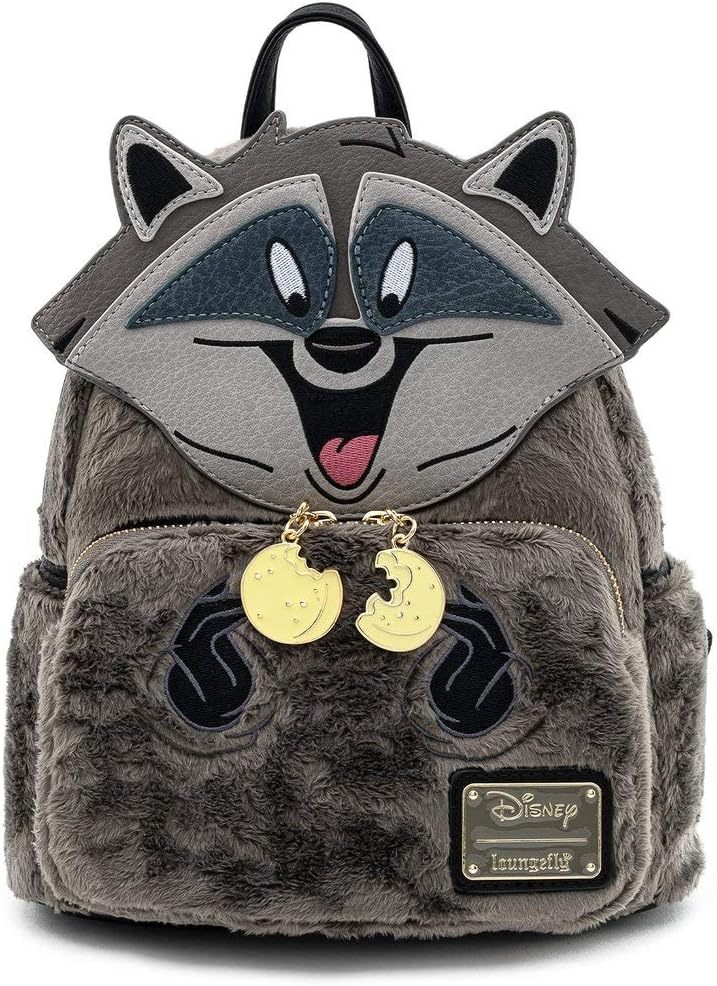 Loungefly Disney Meeko Racoon Pocahontas Womens Double Strap Shoulder Bag Purse