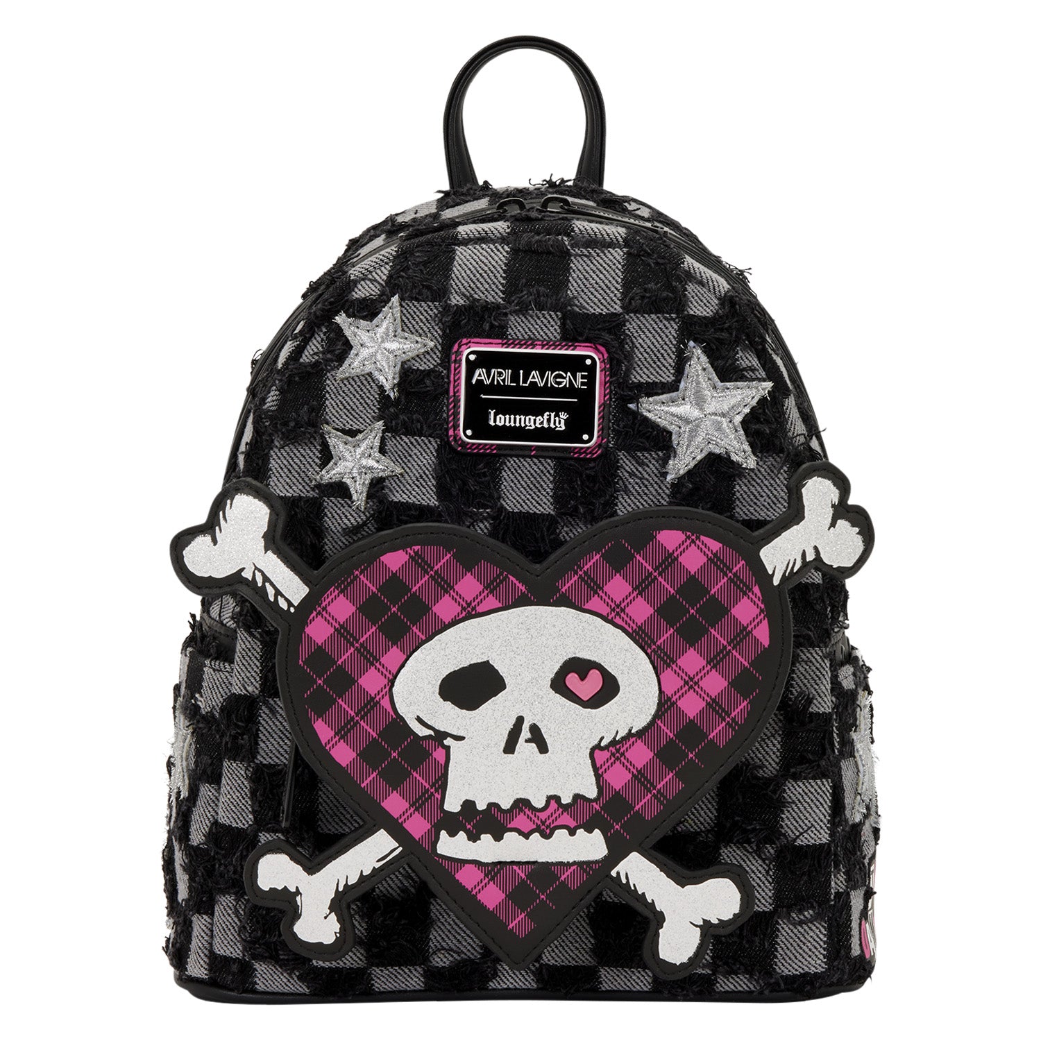 betsey johnson heart applique mini backpack Avril Lavigne Logo Mini Backpack
