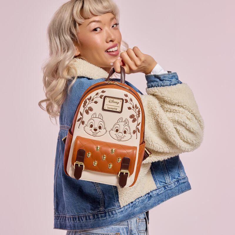 Chip 'n' Dale Acorn Quilted Texture Mini Backpack