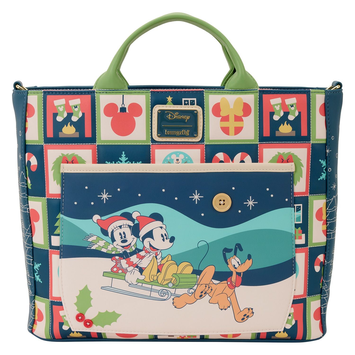 Minnie Mouse Holiday Convertible Tote Bag