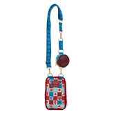 Spider-Man Sherpa Cell Phone Crossbody Bag with Coin Bag