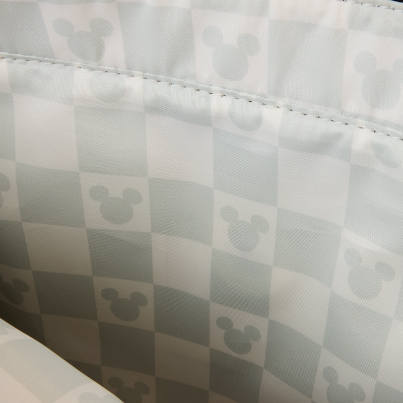 Mickey Mouse Checkered Texture Convertible Backpack & Tote Bag