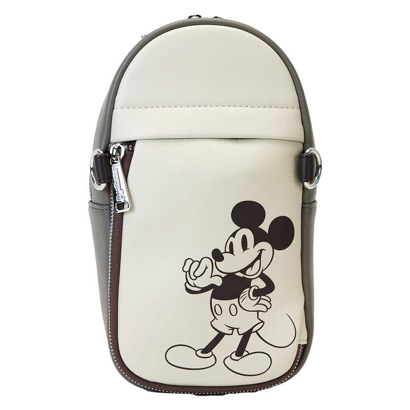 Mickey & Friends Canvas Drink Holder Crossbody Bag