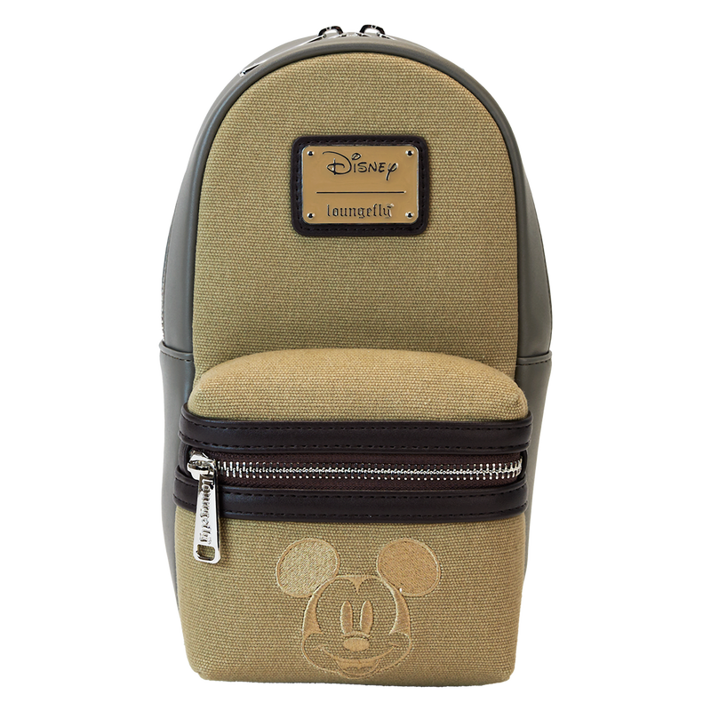 Mickey & Friends Canvas Drink Holder Crossbody Bag