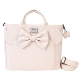 Minnie Mouse Checkered Texture Convertible Backpack & Tote Bag