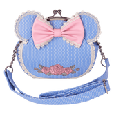 Minnie Mouse Floral and Lace Kisslock Crossbody Bag