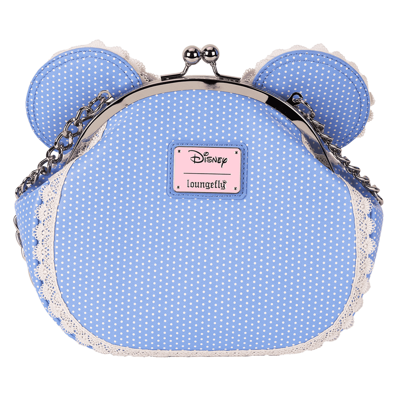 Minnie Mouse Floral and Lace Kisslock Crossbody Bag