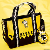 Peanuts 75th Anniversary Snoopy & Gang Tote Crossbody Bag With Coin Bag