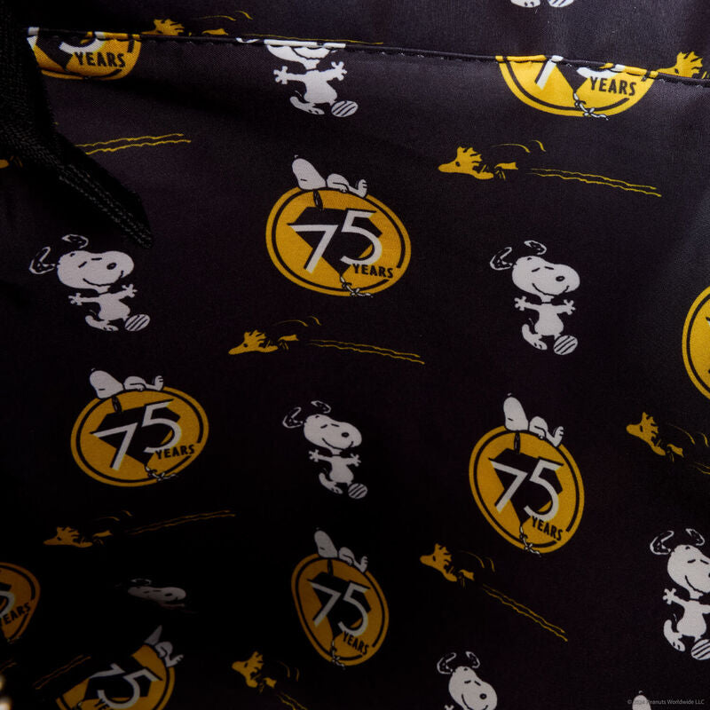 Peanuts 75th Anniversary Snoopy & Gang Tote Crossbody Bag With Coin Bag