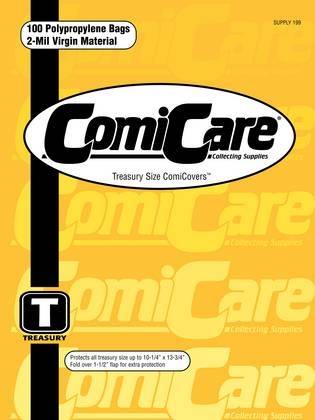 COMICARE TREASURY SIZE PE BAGS (PACK OF 100) (Net)