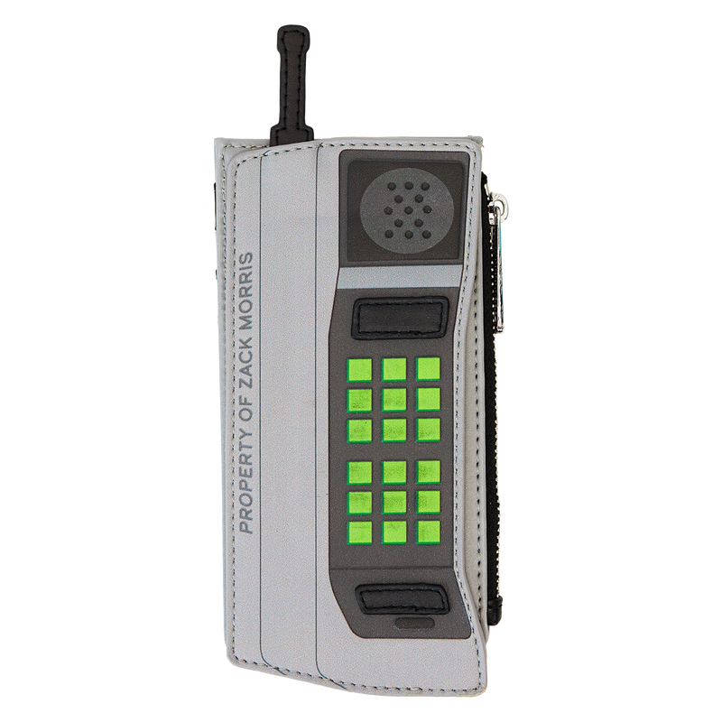 Saved By The Bell Zack Morris Retro Cell Phone Glow Large Card Holder