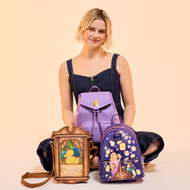 Tangled Rapunzel & Flynn Rider Lantern Light Up Mini Backpack