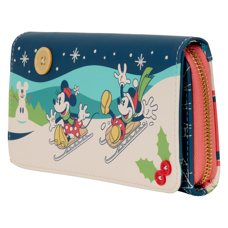 Mickey & Minnie Holiday Wristlet Wallet