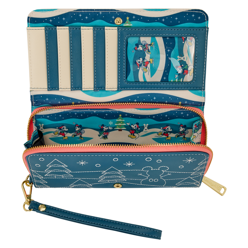 Mickey & Minnie Holiday Wristlet Wallet