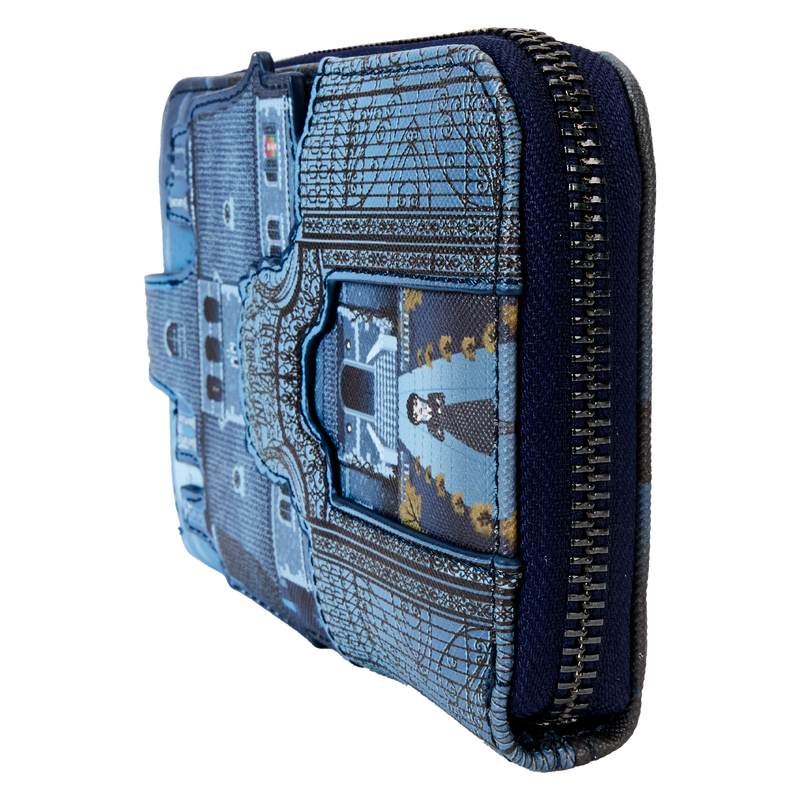 Wednesday Nevermore Academy Castle Zip Around Wallet