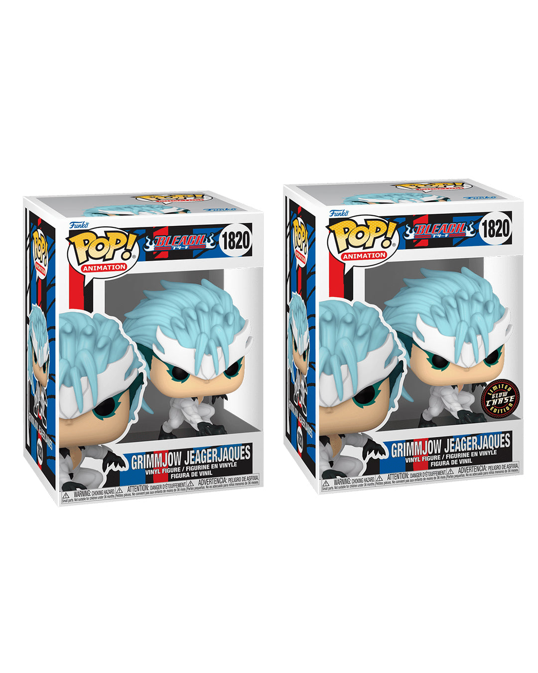Pop! Grimmjow Jeagerjaque, Regular and CHASE Bundle
