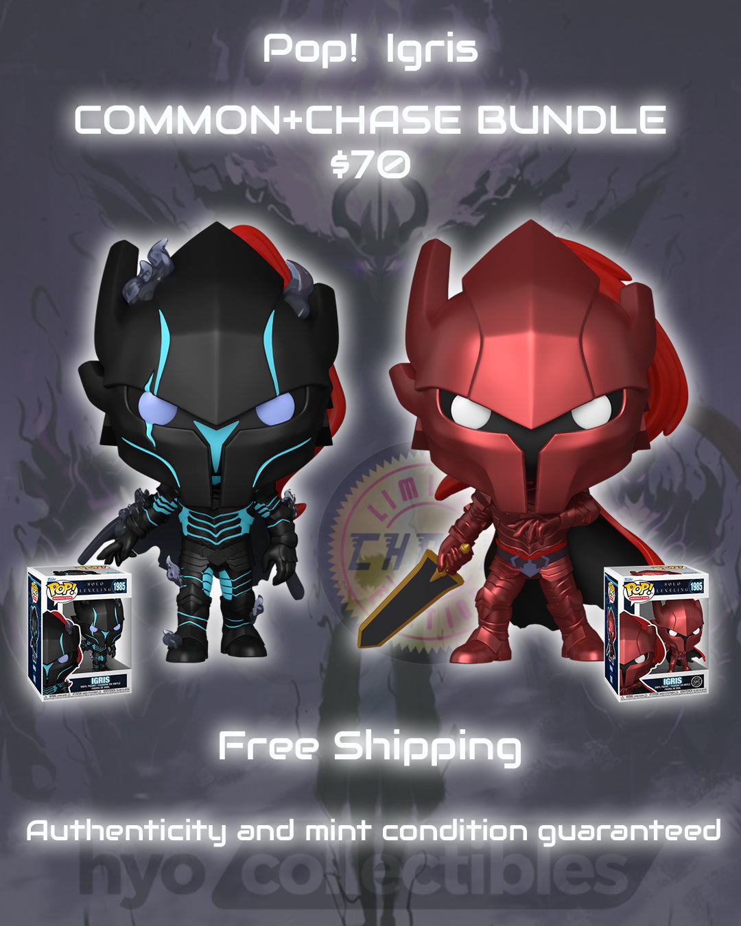 Pop! Igris, Regular and CHASE Bundle