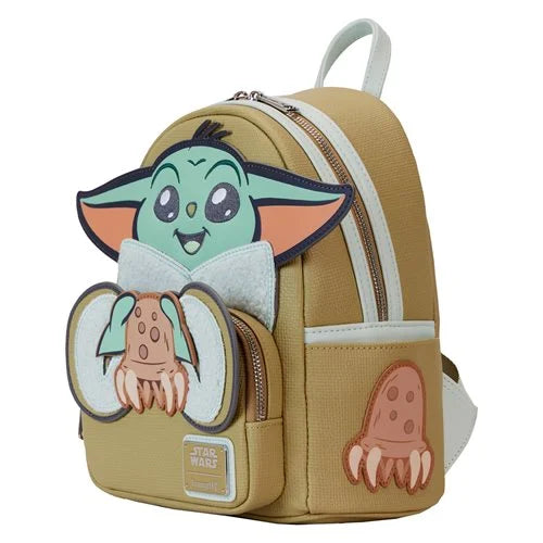 Star Wars: The Mandalorian Grogu and Crabbies Cosplay Mini-Backpack