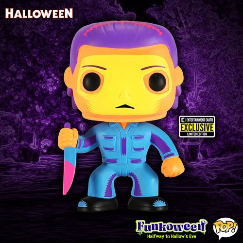 Halloween Michael Myers Black Light Funko Pop! Vinyl Figure #03 - Entertainment Earth Exclusive