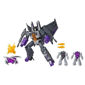 Transformers Generations War for Cybertron Siege Voyager WFC-S27 Decepticon Phantomstrike Squadron 4-Pack