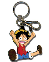 Great Eastern Entertainment One Piece SD Luffy PVC Keychain, 15 years and over, 2"