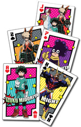 Great Eastern Entertainment My Hero Academia - Hero Costume Group Playing Cards