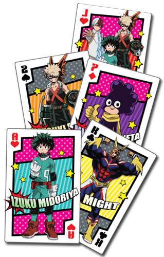 Great Eastern Entertainment My Hero Academia - Hero Costume Group Playing Cards