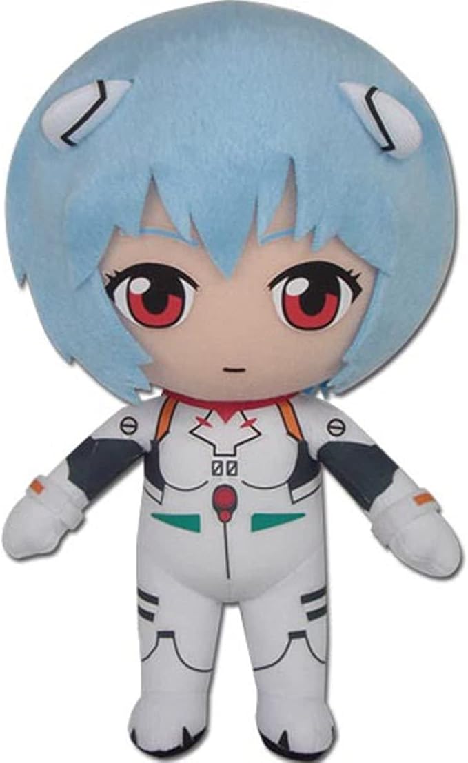 Great Eastern Evangelion GE-52302 Rei Plugsuit Stuffed Plush, 8", Multi-Colored