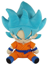 Great Eastern Entertainment Dragon Ball Super - SSGSS Goku Sitting Pose Plush Multi, 13"