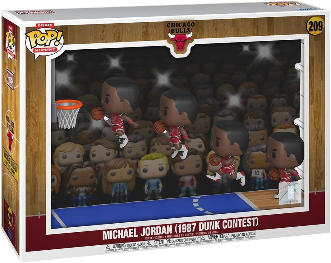 Funko Pop! Moments Deluxe: Chicago Bulls - Michael Jordan - 1987 Dunk Contest