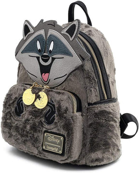 Loungefly Disney Meeko Racoon Pocahontas Womens Double Strap Shoulder Bag Purse