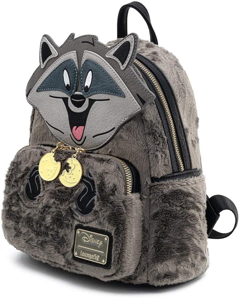Loungefly Disney Meeko Racoon Pocahontas Womens Double Strap Shoulder Bag Purse