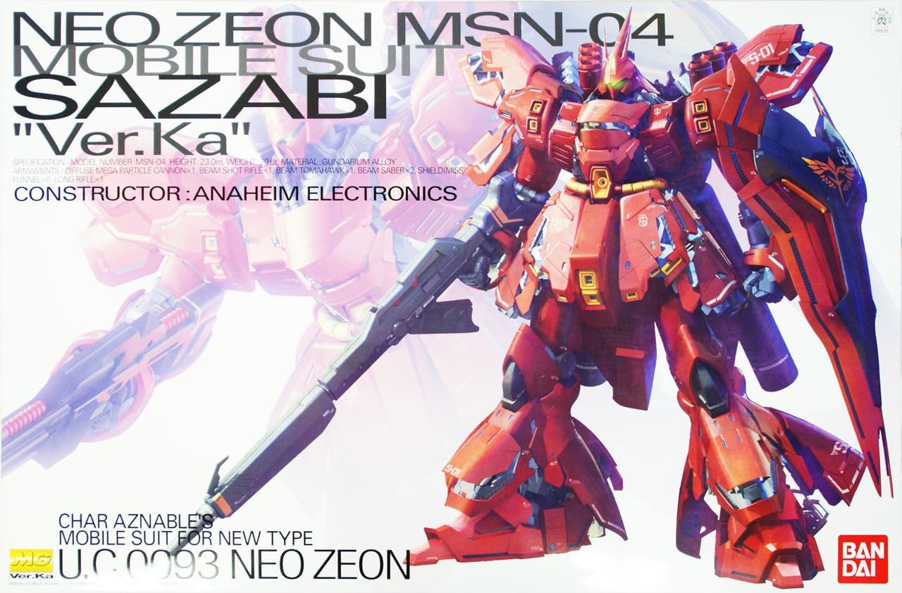 Bandai Hobby - MG 1/100 MSN-04 Sazabi Version Ka