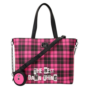 Avril Lavigne Logo Tote Crossbody Bag with Coin Bag