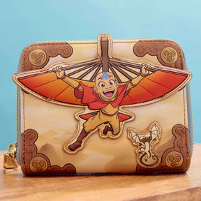 Avatar: The Last Airbender Aang Glider Staff Zip Around Wallet