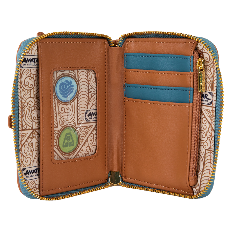 Avatar: The Last Airbender Aang Glider Staff Zip Around Wallet