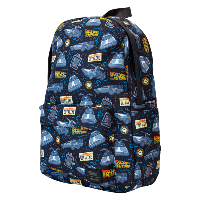 Back To The Future 40th Anniversary All-Over Print Nylon Full-Size Backpack