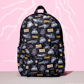 Back To The Future 40th Anniversary All-Over Print Nylon Full-Size Backpack