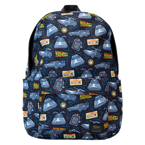 Back To The Future 40th Anniversary All-Over Print Nylon Full-Size Backpack