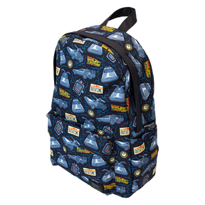 Back To The Future 40th Anniversary All-Over Print Nylon Full-Size Backpack