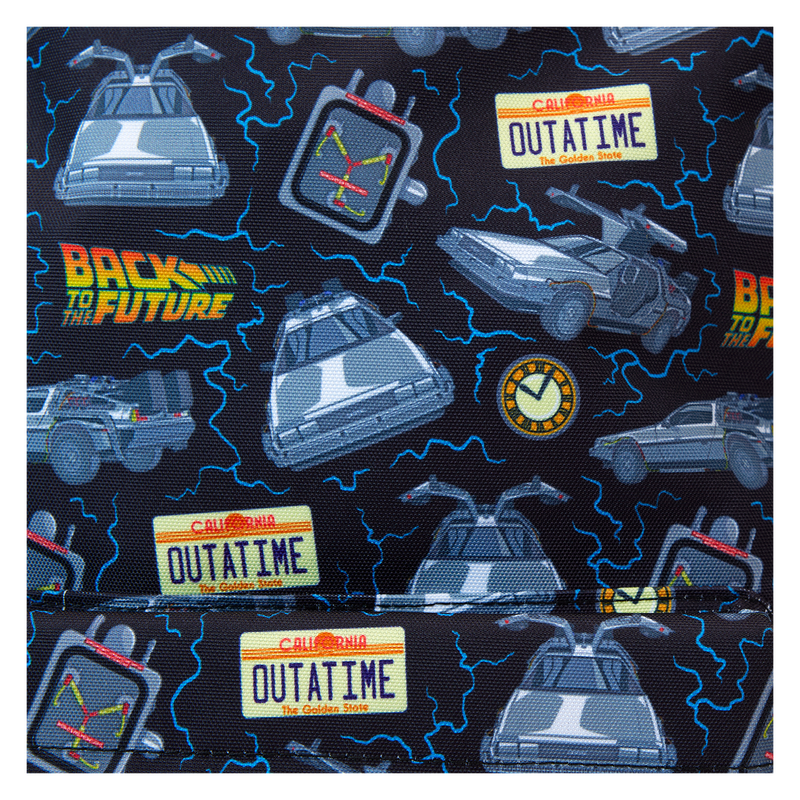 Back To The Future 40th Anniversary All-Over Print Nylon Full-Size Backpack