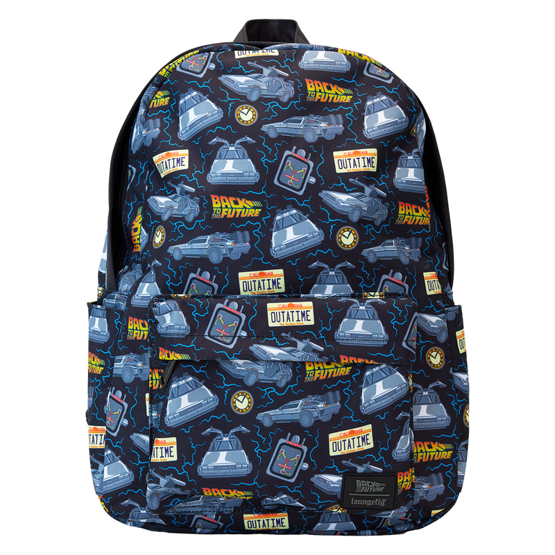 Back To The Future 40th Anniversary All-Over Print Nylon Full-Size Backpack