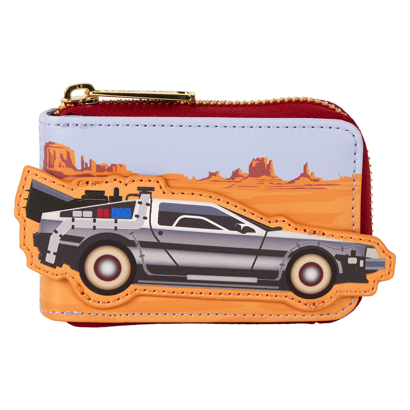 Back To The Future 40th Anniversary Delorean Accordion Wallet