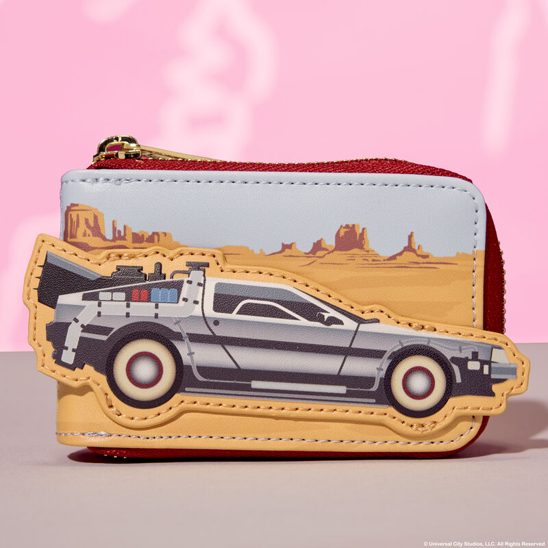 Back To The Future 40th Anniversary Delorean Accordion Wallet