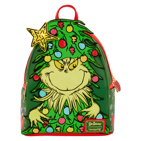 Dr. Seuss How the Grinch Stole Christmas! Tree Light Up Plush Mini Backpack