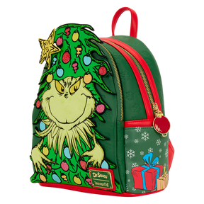 Dr. Seuss How the Grinch Stole Christmas! Tree Light Up Plush Mini Backpack