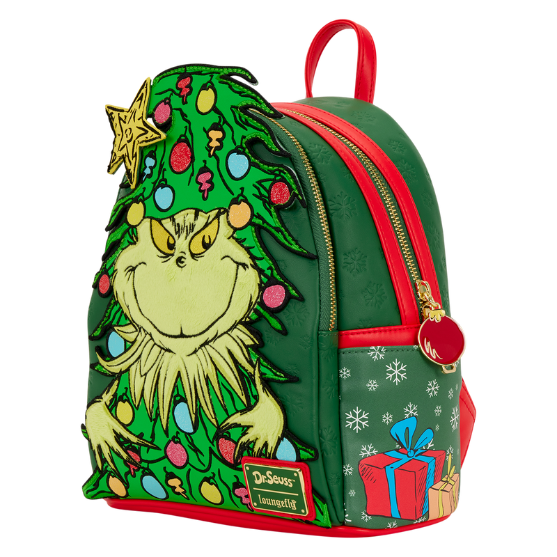 Dr. Seuss How the Grinch Stole Christmas! Tree Light Up Plush Mini Backpack