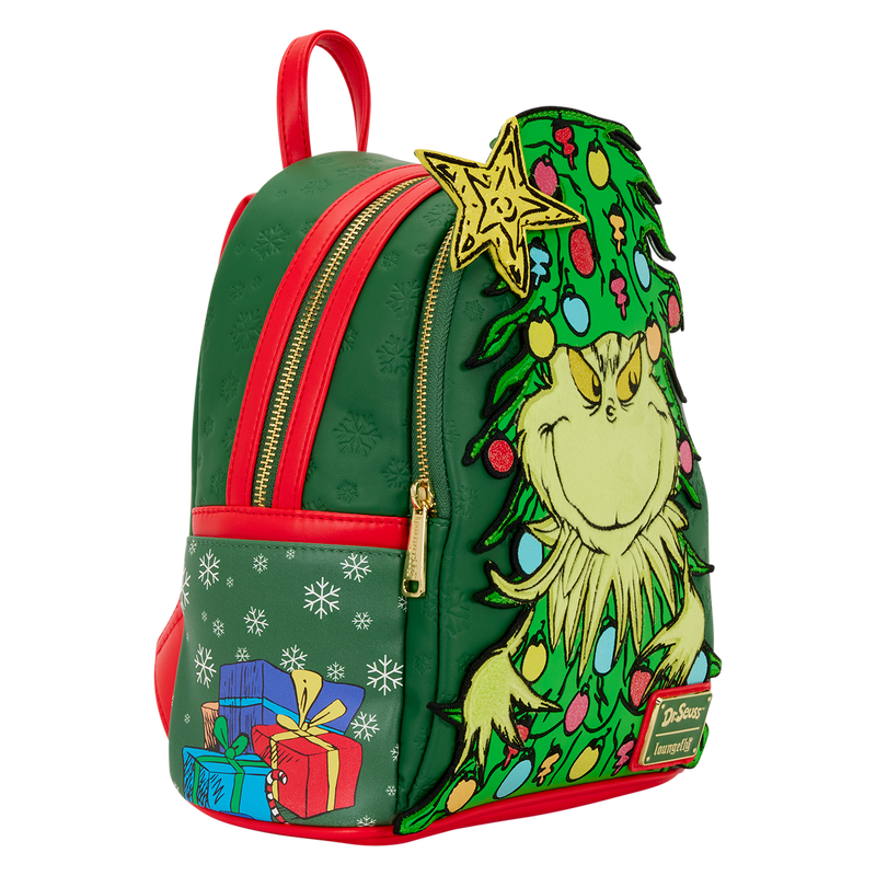 Dr. Seuss How the Grinch Stole Christmas! Tree Light Up Plush Mini Backpack